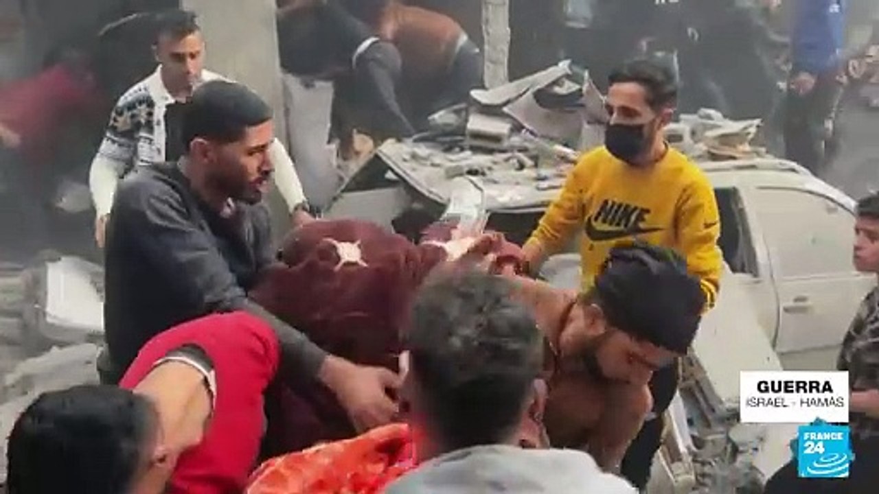 Gazatíes se refugian cada vez más al sur de la Franja mientras Israel continúa con su ofensiva