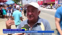 Acidente na Avenida Norte: viúvo de idosa que morreu atropelada presta homenagem