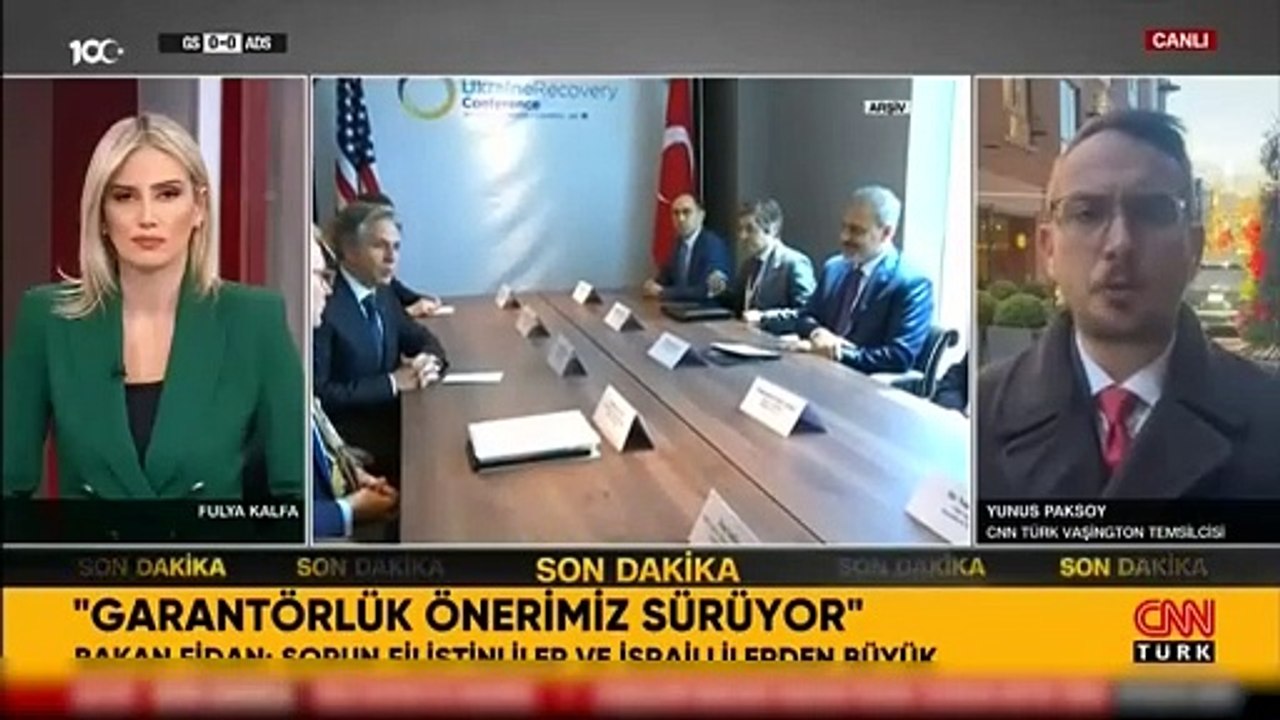 Bakan Fidan, ABD'de CNN Türk'ün sorularını yanıtladı: İki devletli çözüm olmalı