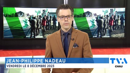 TVA Nouvelles CHAU 12h 8 décembre 2023