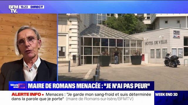 Marie-Hélène Thoraval (maire de Romans-sur-Isère): Je n'ai pas peur (...) Je ne suis pas protégée à titre personnel, je ne demande rien