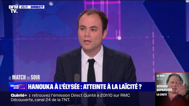LE MATCH DU SOIR - Charles Consigny sur la célébration d'Hanouka à l'Élysée: Ça va prêter le flanc à ceux que l'on entend beaucoup sur les réseaux sociaux faire des commentaires aux relents antisémites