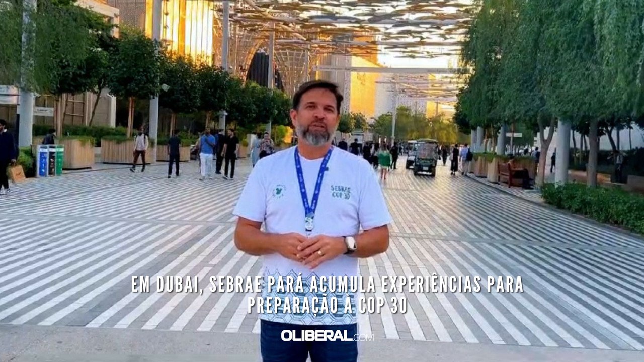 Em Dubai, Sebrae Pará acumula experiências para preparação à COP 30