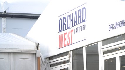 Temporary Dartford theatre opens after concrete crisis averted