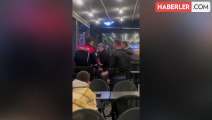 Ünlü kahve zincirinin şubesinde oturanlara hakaretler savurdu, yetmedi polise saldırdı
