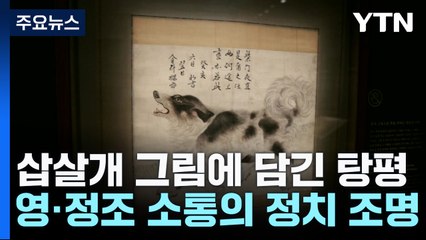 '삽살개' 그림에 담긴 탕평 의지...영·정조 '소통의 정치' 조명 / YTN