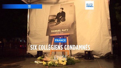 Assassinat de Samuel Paty : prison avec sursis et prison aménageable pour les six collégiens