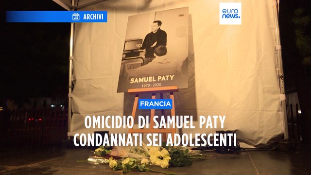 Sei giovani francesi condannati per il loro ruolo nella decapitazione dell'insegnante Samuel Paty