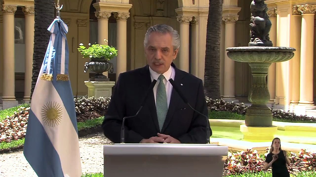 El presidente Alberto Fernández dio su último mensaje por Cadena Nacional