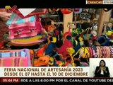Muñequeras, indígenas y escultores ofrecen sus productos en la Feria Nacional de Artesanía 2023