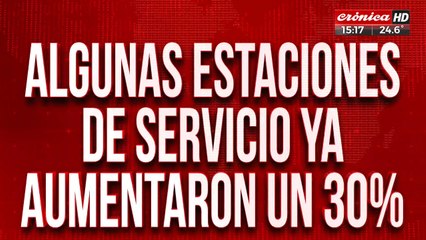 Aumento de combustible: YPF subió los precios un 25%
