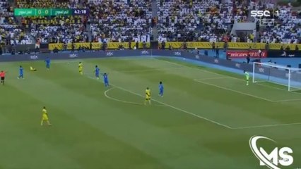 إصابة كرستيانو رونالدو ضد الهلال