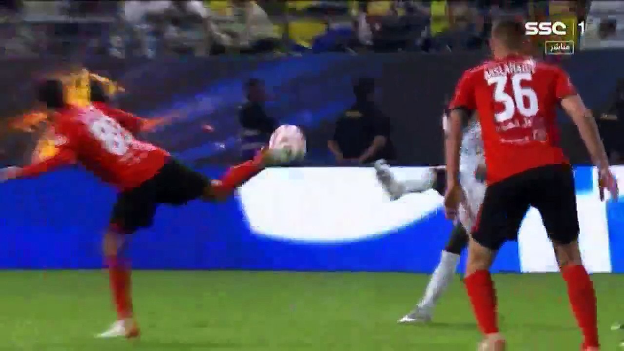 ملخص مباراة النصر والرياض (4-1) الدوري السعودي