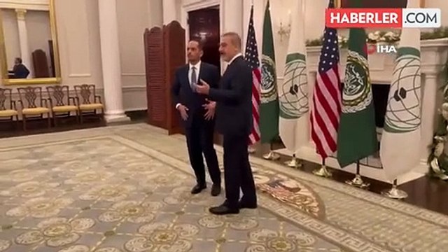 Bakan Fidan, İslam İşbirliği Teşkilatı ile Arap Ligi'nin oluşturduğu Temas Grubu üyesi ülkelerin dışişleri bakanları ile görüştü