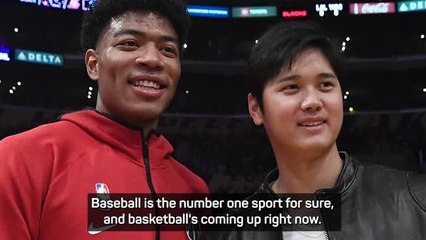 Download Video: Lakers' Japanese star Hachimura asks Ohtani to stay in LA