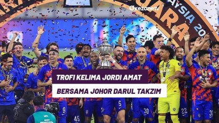 Johor Darul Takzim Juara, Jordi Amat Angkat Piala Malaysia 2023