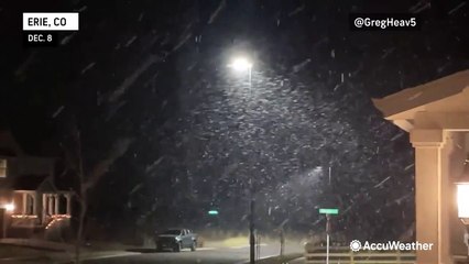 Snow coats communities throughout the Rockies