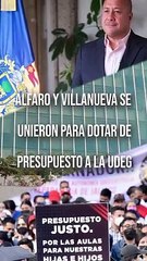 Los titulares del gobierno de Jalisco y la U.D.G. presentaron un documento ante el congreso como propuesta para dotar de un presupuesto constitucional a la máxima casa de estudios en 2024 #TuNotiReel