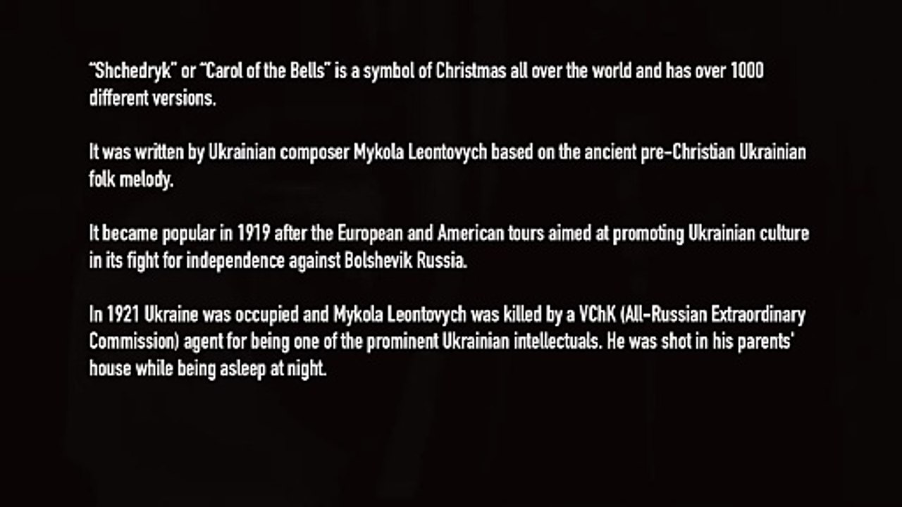 Mykola Leontovych - Shchedryk (Carol of the bells)