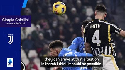 Inter are scudetto favourites ahead of Juve - Chiellini