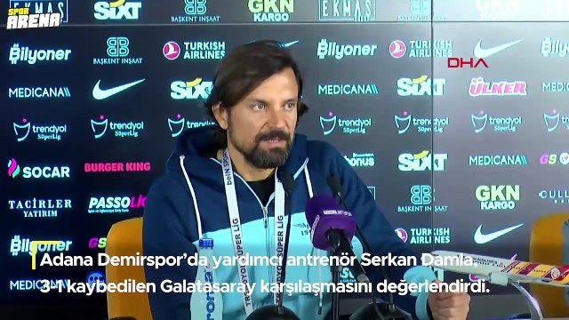 Adana Demirspor teknik sorumlusu Serkan Damla'ya Belhanda ve Emre Akbaba sorusu