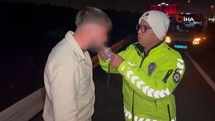 Polisten kaçan ehliyetsiz sürücüye de araç sahibine de ceza kesildi