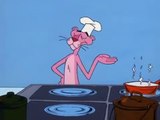 The Pink Panther in Pink Blue Plate.