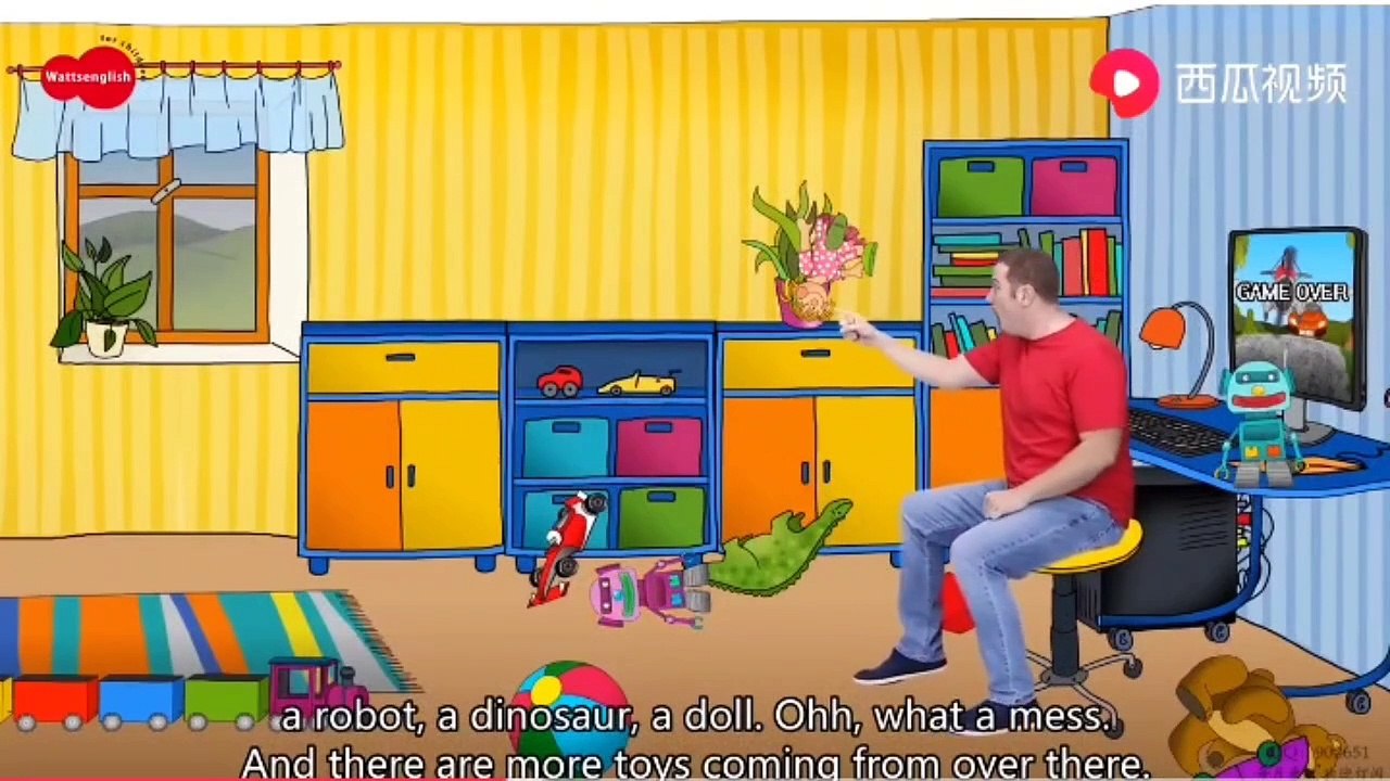 Children's English situation animation kids toys