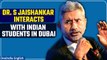 Foreign Minister Dr. S Jaishankar Addresses Indian Students and Professionals in Dubai|Oneindia News