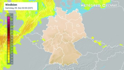 Tauwetter mit viel Regen und stürmischen Böen! Winter  und Schnee sagen erstmal ade!