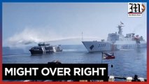 Chinese ships water cannon PH vessels on supply mission for fishermen