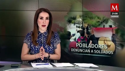 Pobladores de Las Naranjas protestan contra marinos en Jalisco