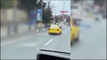 İstanbul trafiğinde ''yuh artık'' dedirten taksi