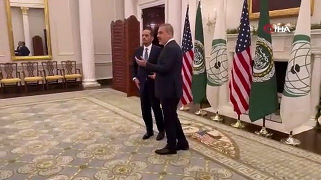 Bakan Fidan, İslam İşbirliği Teşkilatı ile Arap Ligi'nin oluşturduğu Temas Grubu üyesi ülkelerin dışişleri bakanları ile görüştü