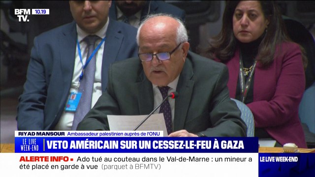 Conseil de sécurité de l'ONU: les États-Unis rejettent un cessez-le-feu non durable à Gaza