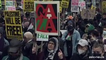 A NY manifestanti chiedono fine sostegno finanziario Usa a Israele