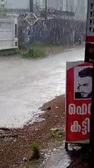 Super Rain indian (kerala) village