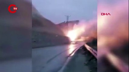 ŞANLIURFA'DA TRAFODA PATLAMA KAMERADA