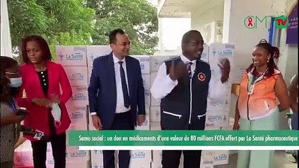 [#Reportage] Samu social : un don en médicaments d’une valeur de 80 millions FCFA offert par La Santé pharmaceutique