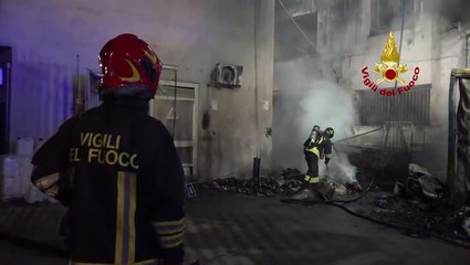 Rome: Firefighters comb through debris after blaze sweeps through hospital overnight