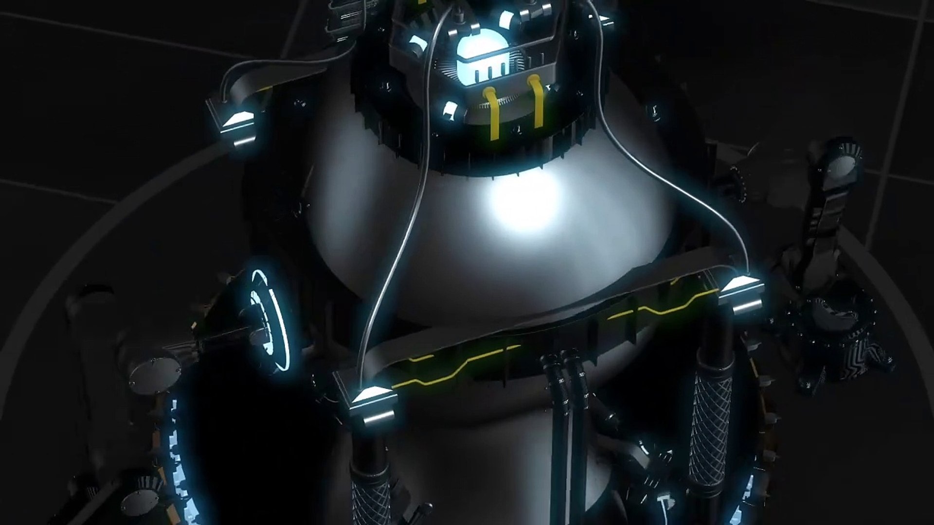 Artificial intelligence Robotic stock video.