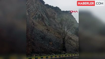 Ereğli Yolunda Heyelan