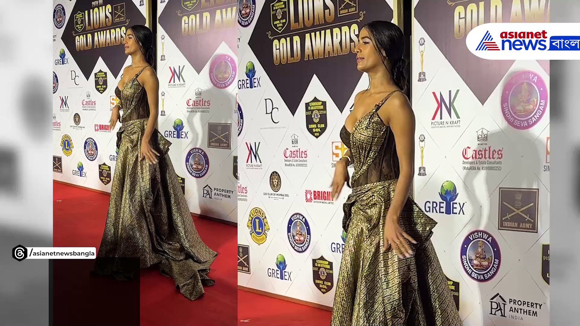 Lions Gold Award-এ হাজির পুনম পান্ডে, হট লুকে আগুন ধরালেন অভিনেত্রী