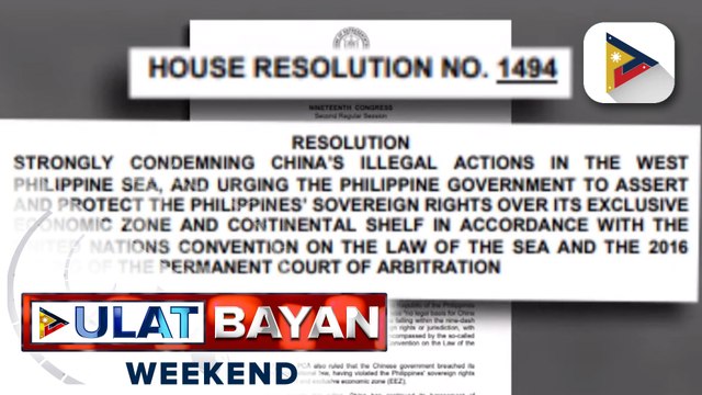 NTF-WPS, kinondena ang pambobomba ng water cannon ng mga barko ng China sa resupply mission ng BFAR; Kamara, nagpasa ng resolusyon na kumokondena sa iligal na aktibidad ng China sa WPS