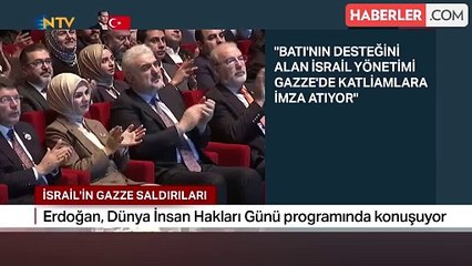 Скачать видео: Cumhurbaşkanı Erdoğan'dan BM'ye Gazze tepkisi: ABD tek başına ateşkesi reddetti, böyle adalet olmaz