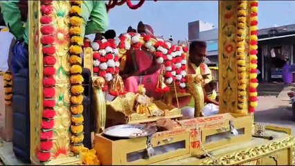 अयोध्या तीर्थ प्रभावना रथ का पीपलखूंट में किया स्वागत