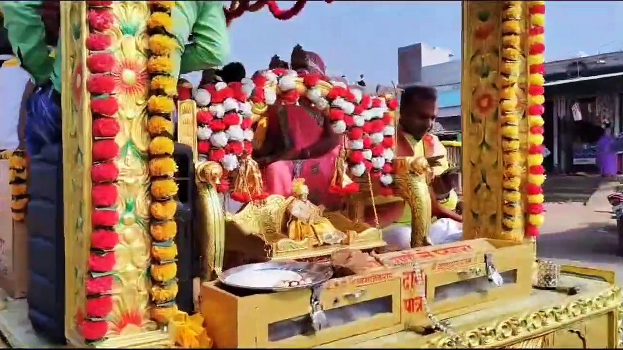 अयोध्या तीर्थ प्रभावना रथ का पीपलखूंट में किया स्वागत