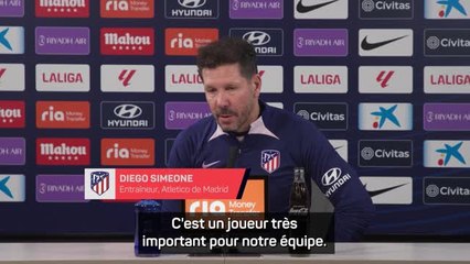 16e j. - Simeone : "L'équipe a besoin d'un Morata efficace"