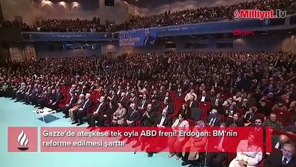 Gazze'de ateşkese tek oyla ABD freni! Erdoğan: BM'nin reforme edilmesi şarttır