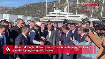 Bakan Uraloğlu: Balıkçı gemisi inşasında atağa geçen Türkiye, rakibi İspanya’yı geride bıraktı